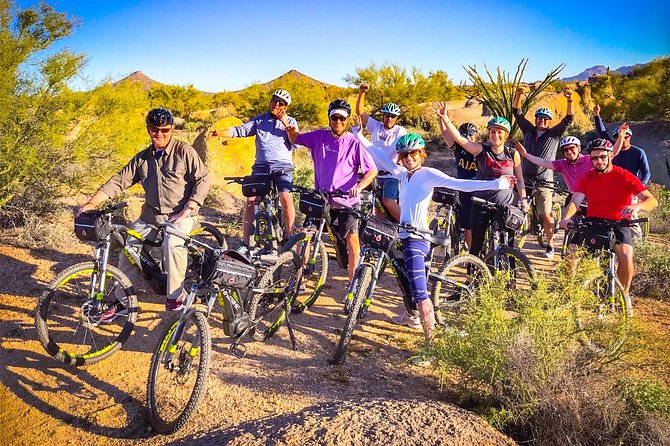 Arizona Desert Guided E-Bike Adventure - Stop One: Black Mountain Views and the First Real Desert Feel
