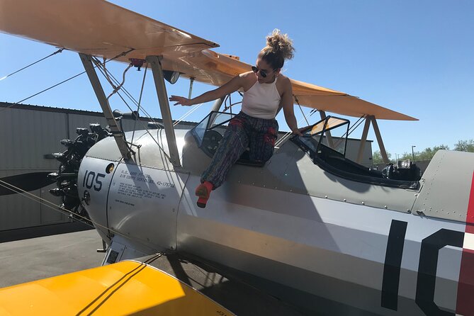 Biplane Flight in Mesa, AZ - Easily Accessible from Scottsdale - Falcon Field to the sky: how the flight actually feels