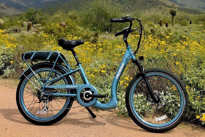 Electric Bike Rental in North Scottsdale Arizona - Pedego pickup at 15029 N Thompson Peak Pkwy: simple start, real help