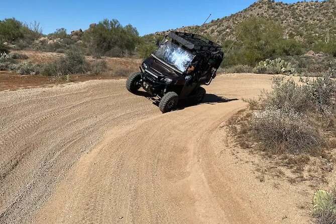Four Peaks Off-Road Adventure Tour - Summit stop: cooler air, Roosevelt Lake, and valley panorama