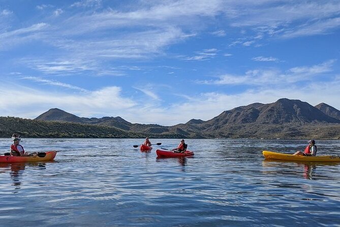 Guided 2.5 Hours Kayaking & Paddle Boarding on Saguaro Lake - Stop 1: Lake Saguaro and the views that sell the tour