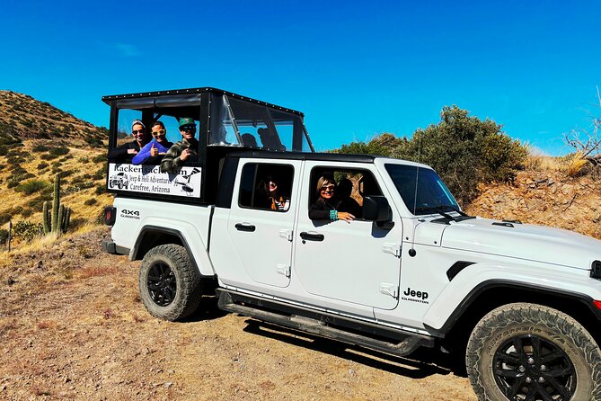 Historic 1880's Gold Mine Jeep Adventure near Scottsdale Phoenix - Riding into Tonto National Forest on a Private Easement