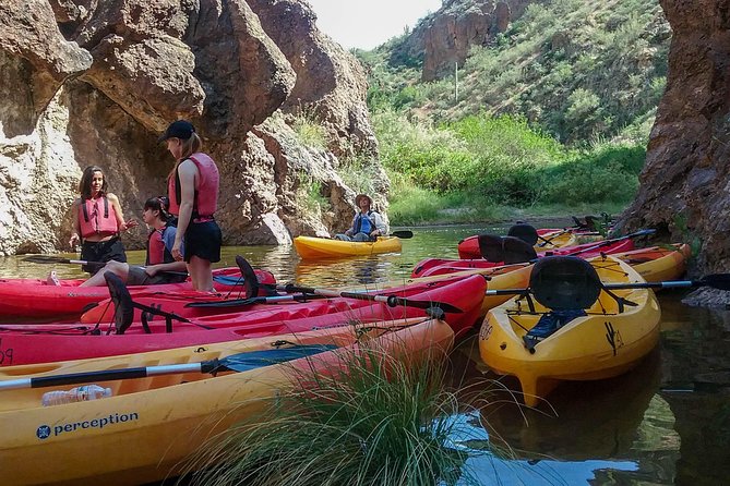 Kayaking 2 Hr Canyon & Cliffside on Saguaro Lake - Where you start: Mesa pickup area and the meeting point