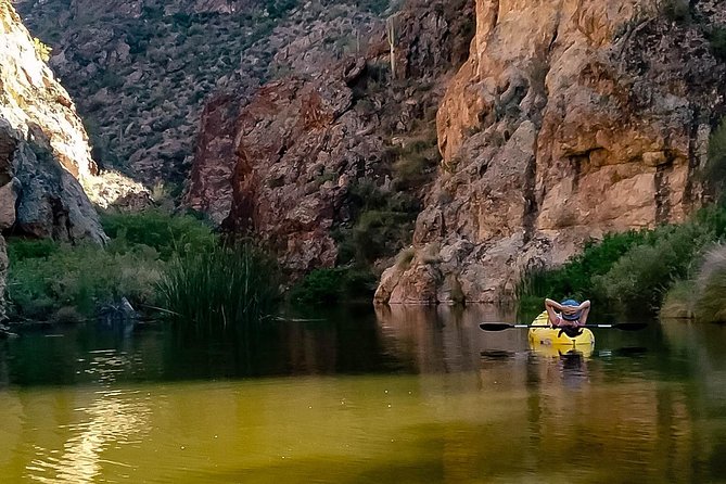 Kayaking 2 Hr Canyon & Cliffside on Saguaro Lake - On the water: what your 2-hour paddle feels like