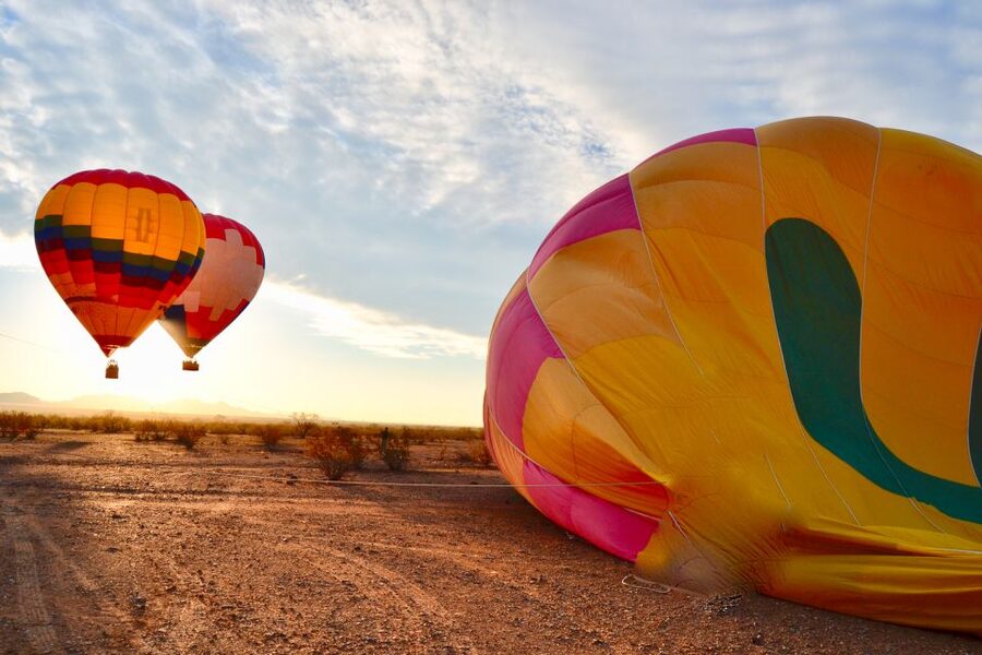 Phoenix: Hot Air Balloon Flight with Champagne - Balloon inflation and pre-flight briefing: what you’ll actually do
