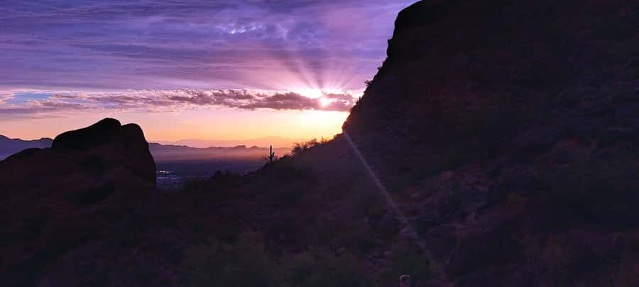Phoenix: Spectacular Sunrise Guided Hike | Beautiful Views! - Phoenix Mountains Preserve Morning Air and Desert Light