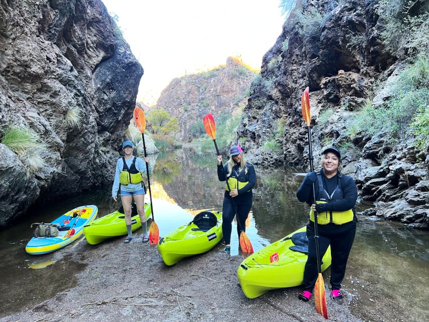 Saguaro Lake: Guided Kayaking Tour - Gear, clothing, and shore-walk reality: what to bring