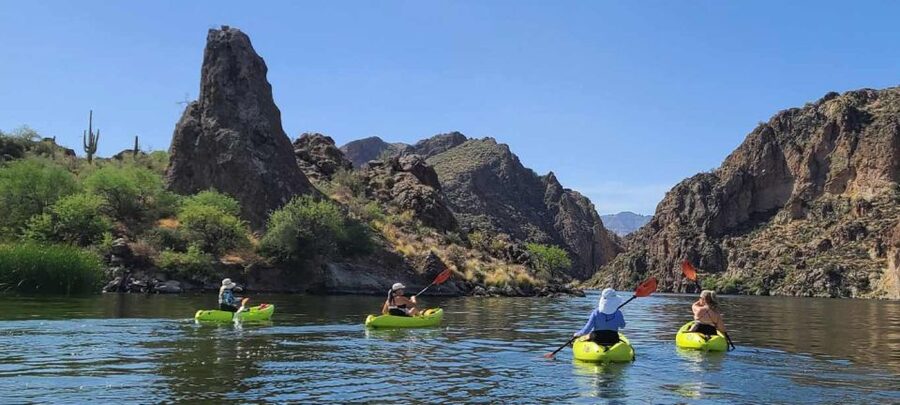 Saguaro Lake: Guided Kayaking Tour - Not allowed on the water, plus who should skip this tour