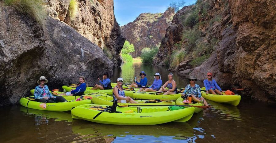 Saguaro Lake: Guided Kayaking Tour - Getting there and finding your guides at Butcher Jones Beach