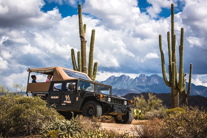 Scottsdale & Phoenix Desert H1 Hummer Tour - Comfort basics: heat, no AC, and how snacks really work
