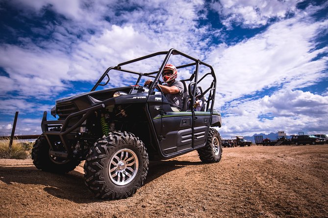 Scottsdale & Phoenix Guided Desert UTV Tour - Entering Four Peaks Trail: quick check-in, then you’re rolling