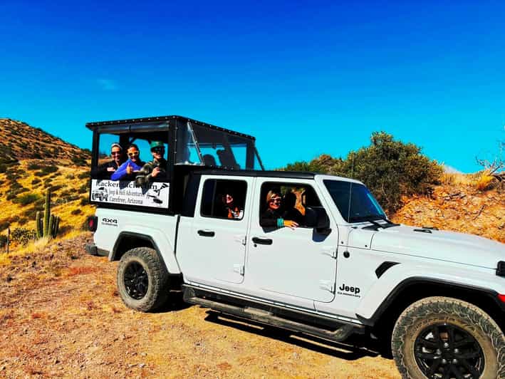 Scottsdale: Sonoran Desert to MountainTop Jeep Tour - Rackensack Canyon slow-crawl: plants, ruins, and photo stops