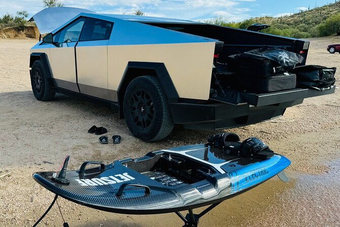 The Original Tesla Cybertruck/Jetsurf Tour in the Sonoran Desert - The JetSurf lesson: private coaching that helps you get control fast